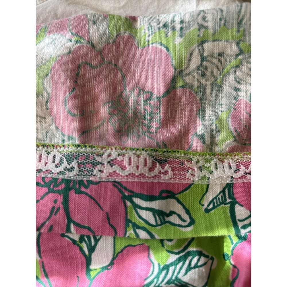 Lilly Pulitizer Womens Sz 4 Dress Bloomin Cacoonin Lottie Pink Butterfly Floral - Picture 4 of 6
